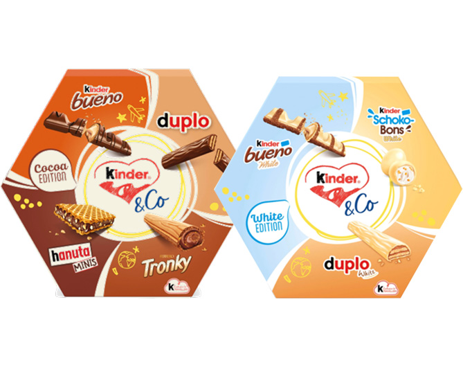 Kinder & Co packs.
