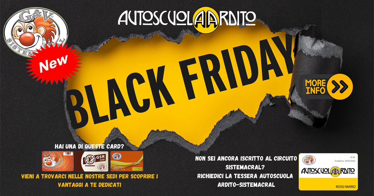 Autoscuola Ardito Black Friday