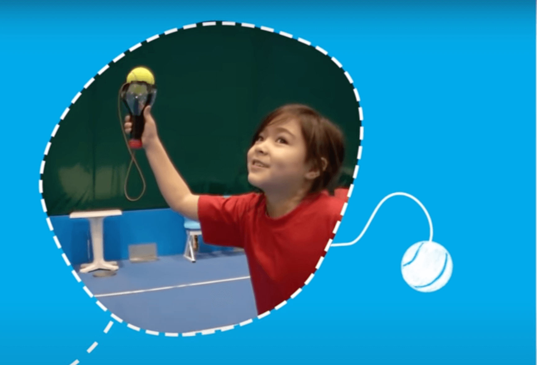 Young girl playing the game
