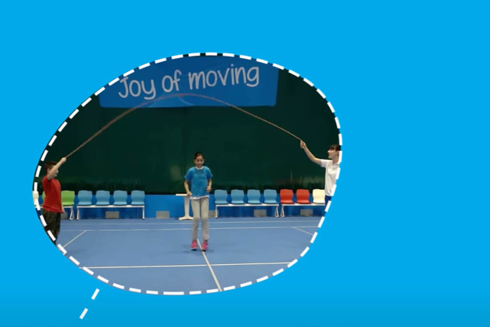 Child skipping