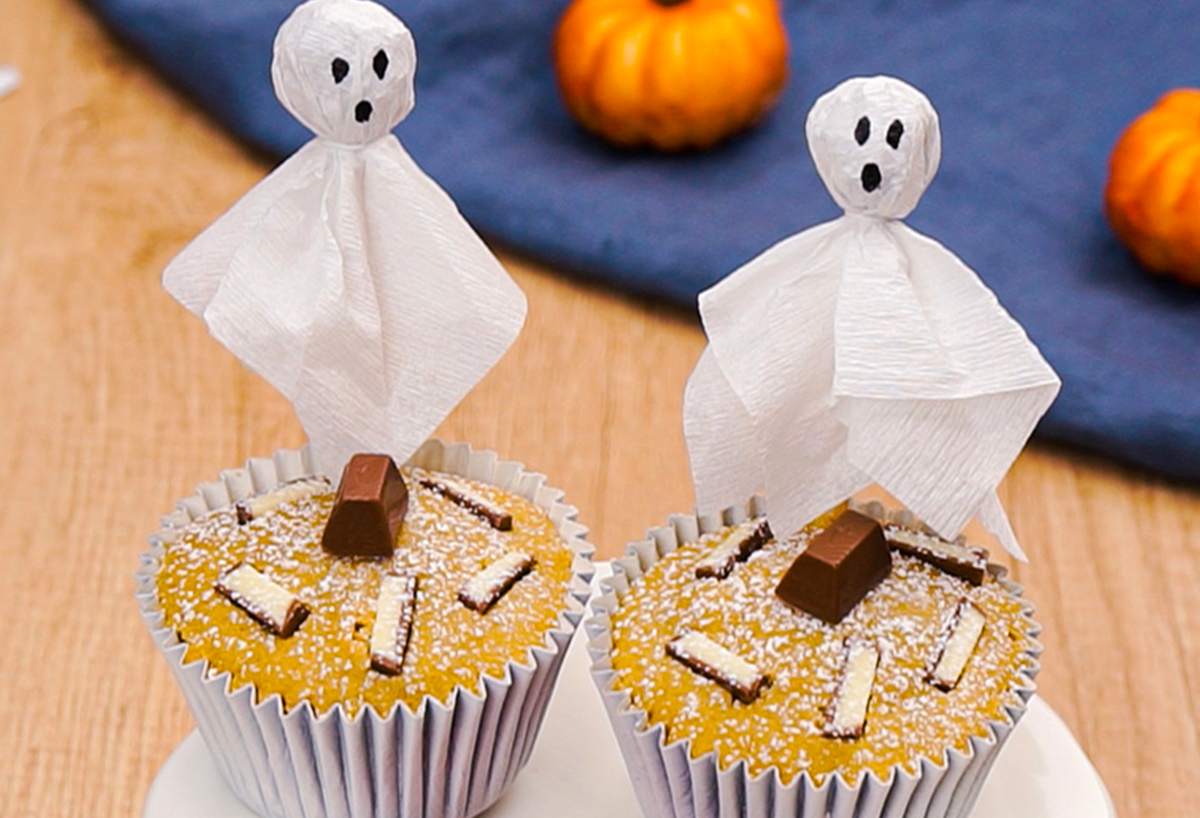 Muffin alla zucca con Kinder Cioccolato®