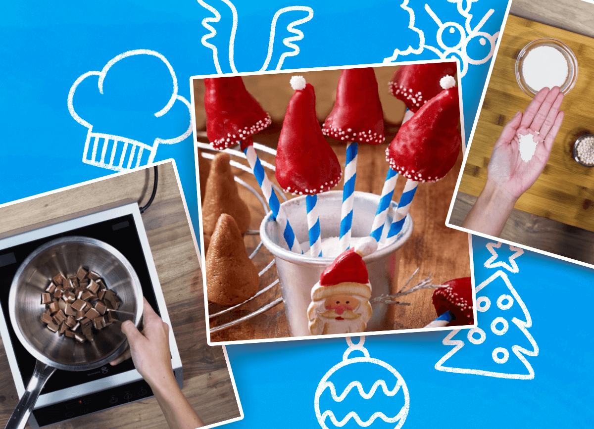 Cappello natalizio con Kinder® Cioccolato