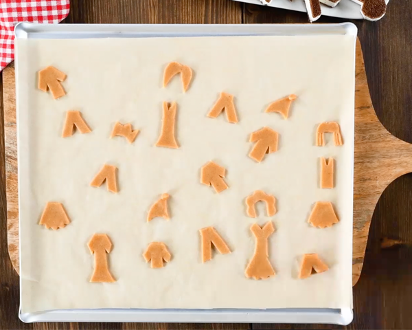 Omini di pan di zenzero con Kinder Fetta al Latte Passaggio 03