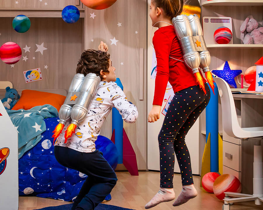 Esplora lo spazio con il Jet Pack