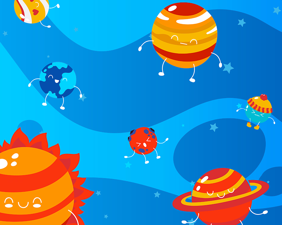 In giro tra le stelle, danzando con i pianeti.