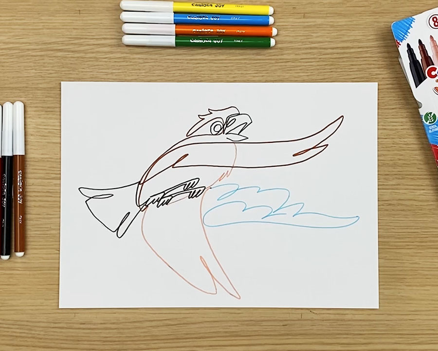 Passerotto in volo