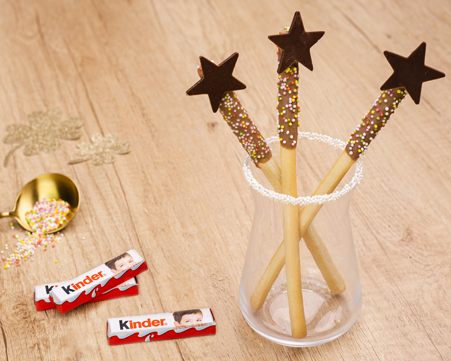 Bacchette magiche da sgranocchiare con Kinder Cioccolato®