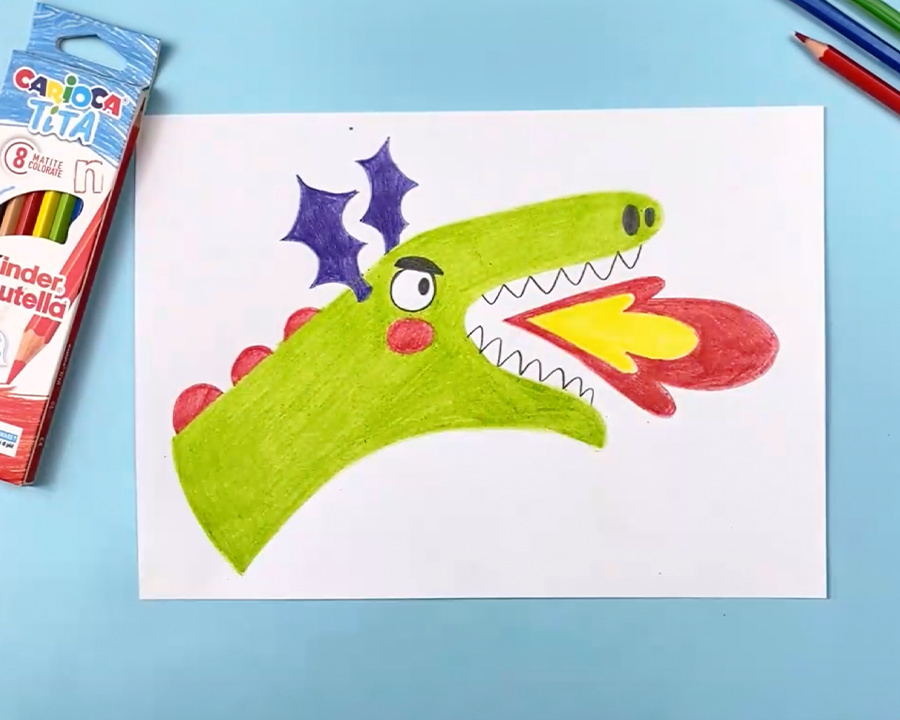 Il drago sputafuoco