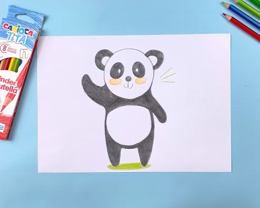Un simpatico panda