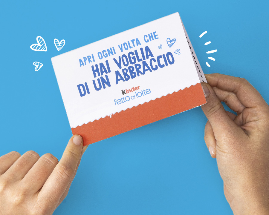 Crea la tua abbracciolettera e regala un abbraccio a una persona speciale