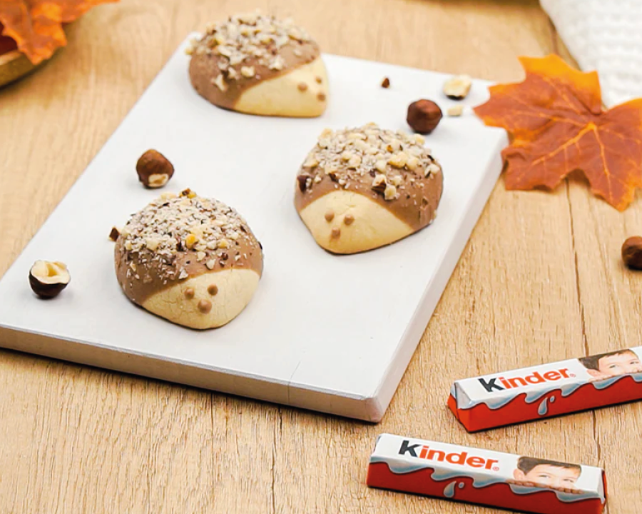 Piccoli ricci con Kinder® Cioccolato