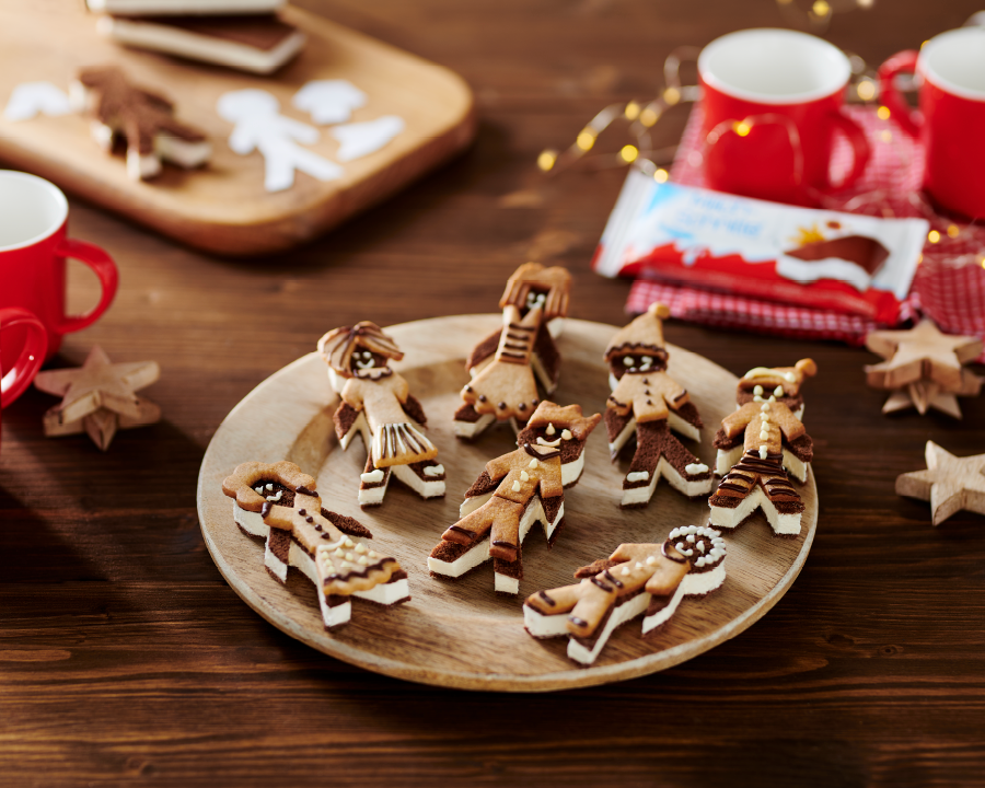 Omini di pan di zenzero con Kinder Fetta al Latte