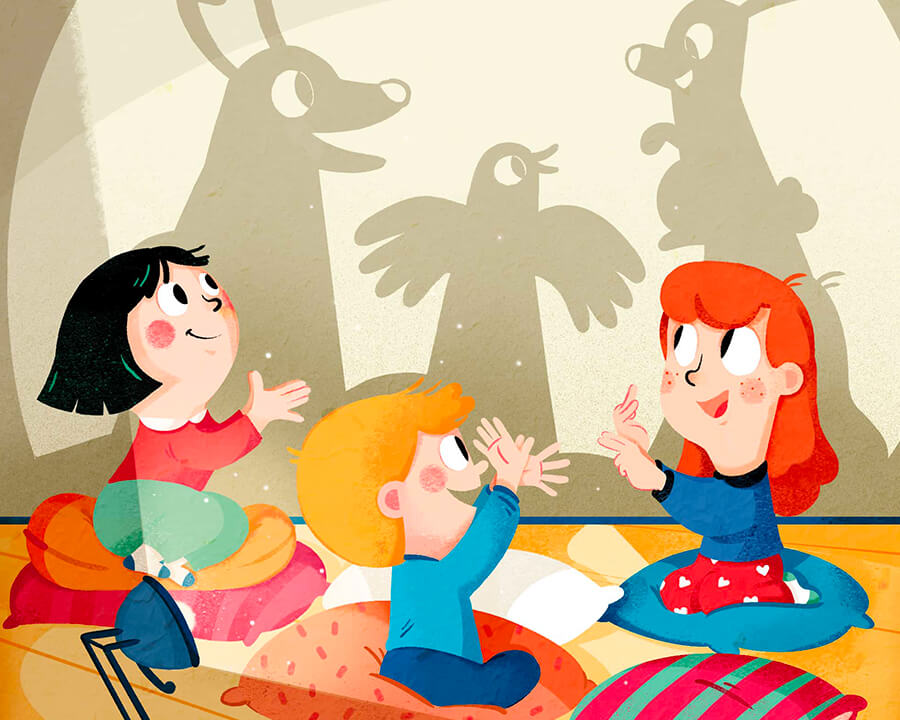 Dai vita alle ombre cinesi