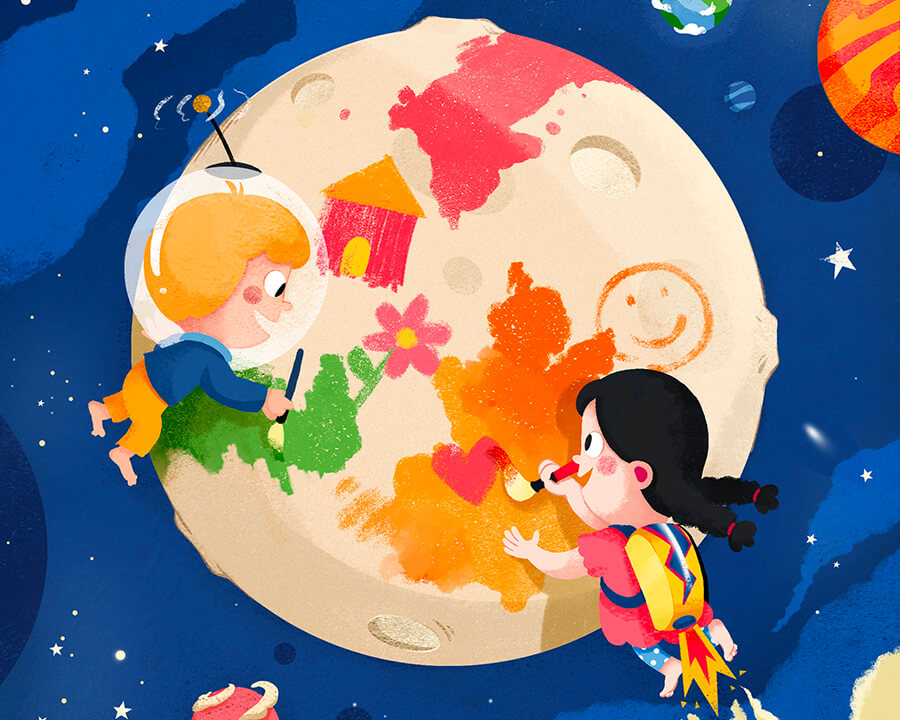 Colora il sistema solare 