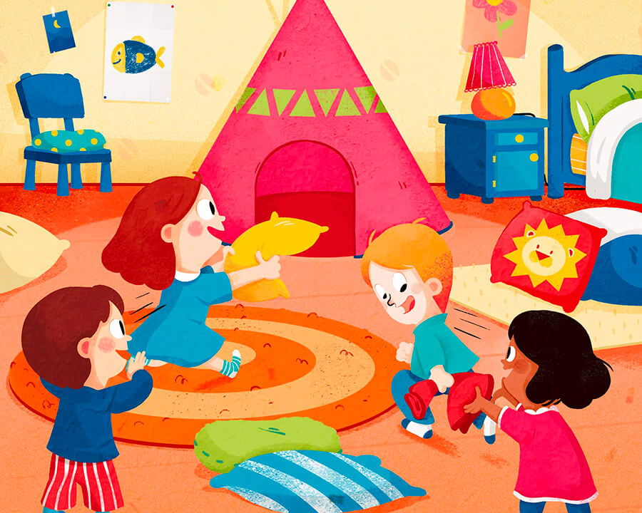 Presto, porta tutto nella tenda!