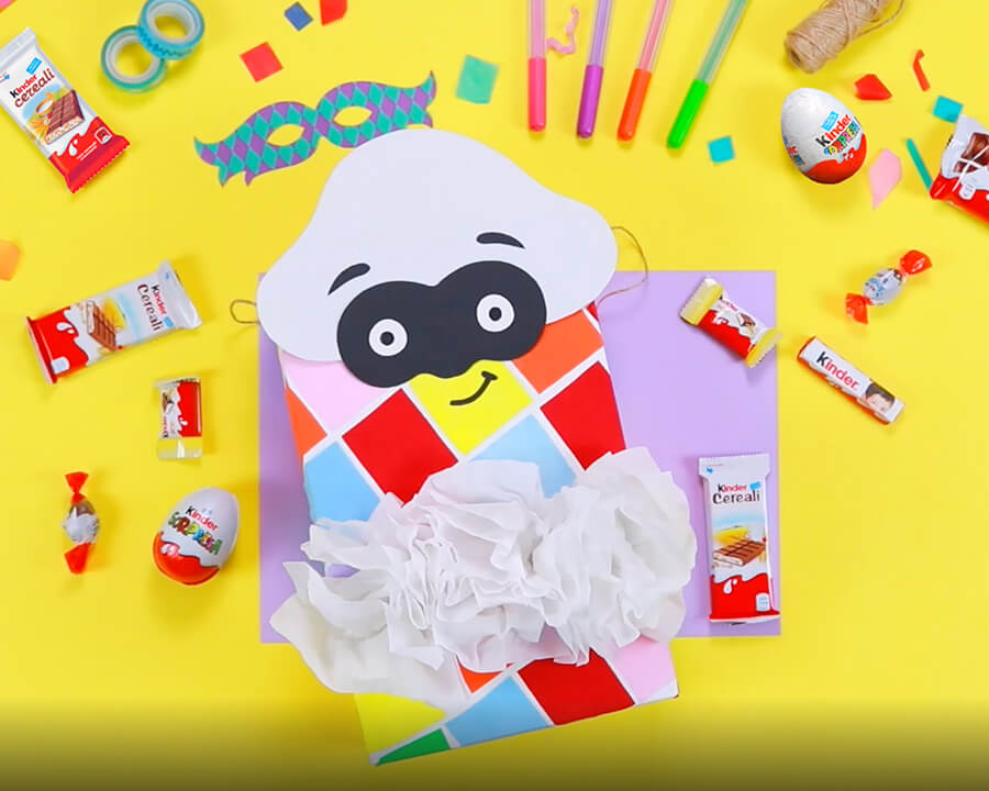 Crea la tua pentolaccia Arlecchino fai da te