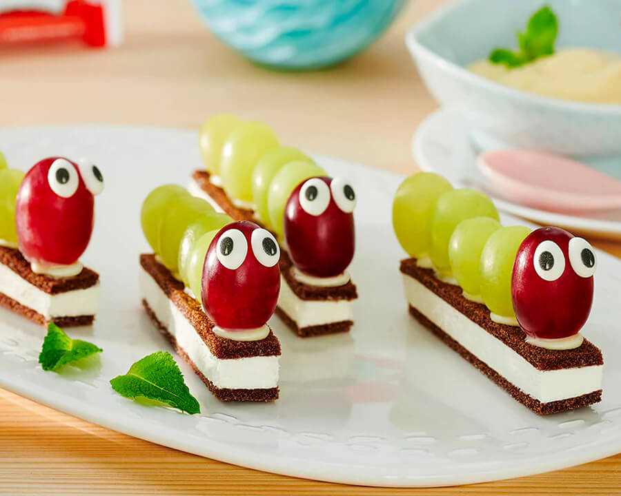 Bruchi di Kinder Fetta al Latte e crema al limone