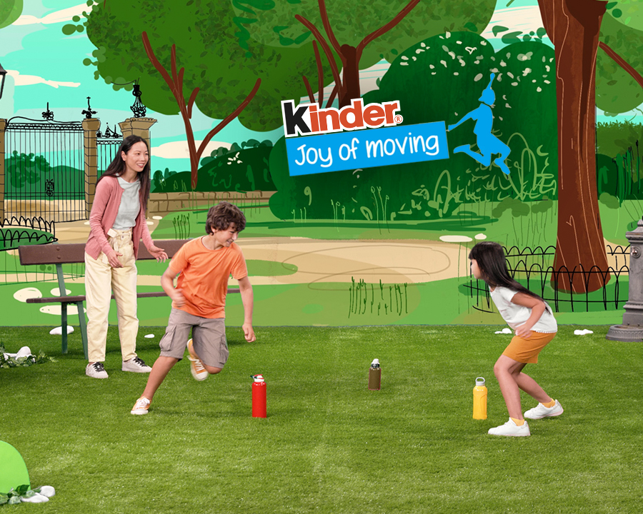 In movimento con Kinder Joy of moving