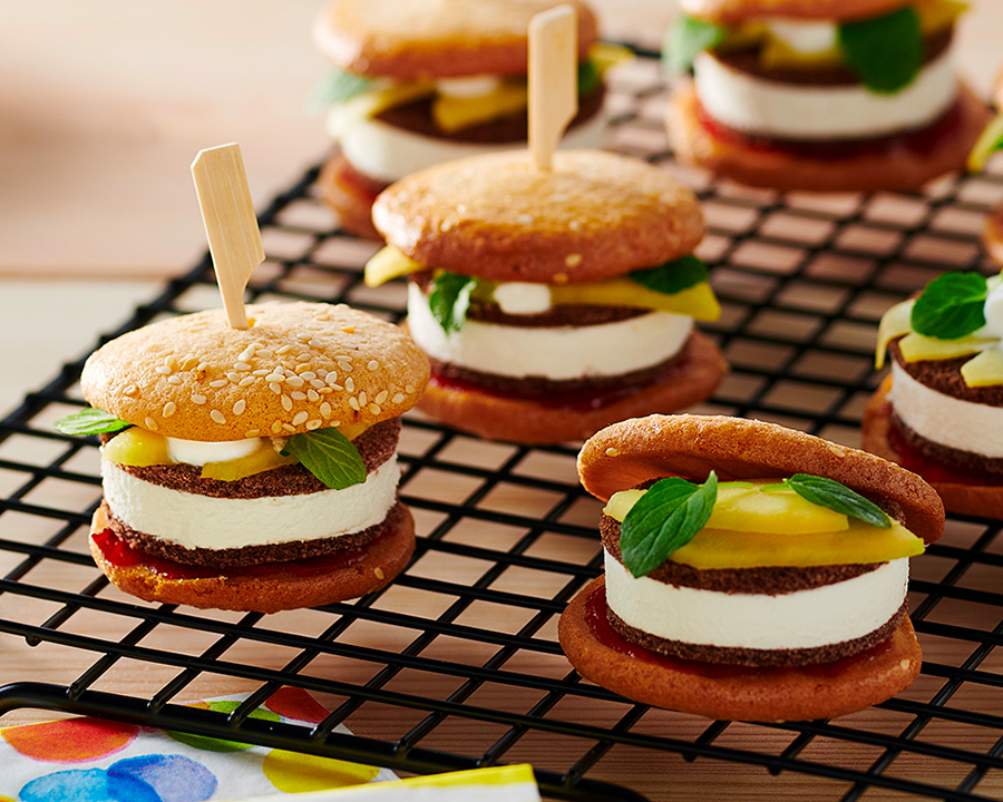 Burger con Kinder Fetta al Latte