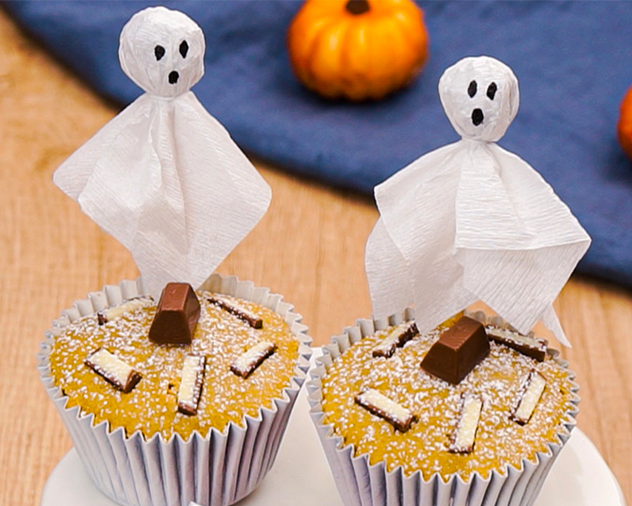 Muffin alla zucca con Kinder Cioccolato