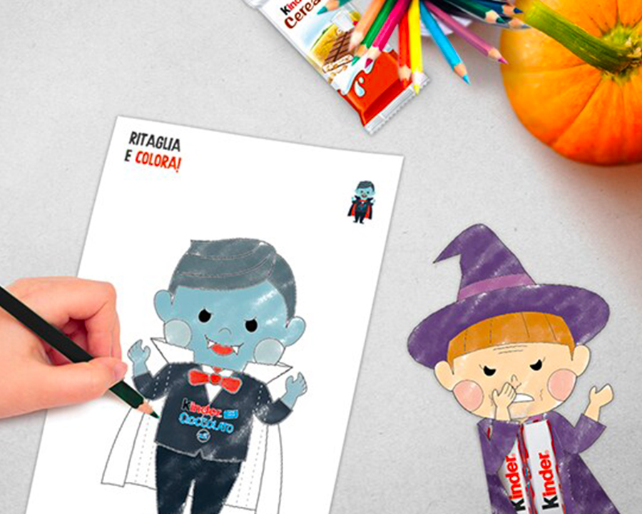 Travesti le tue bontà Kinder preferite 