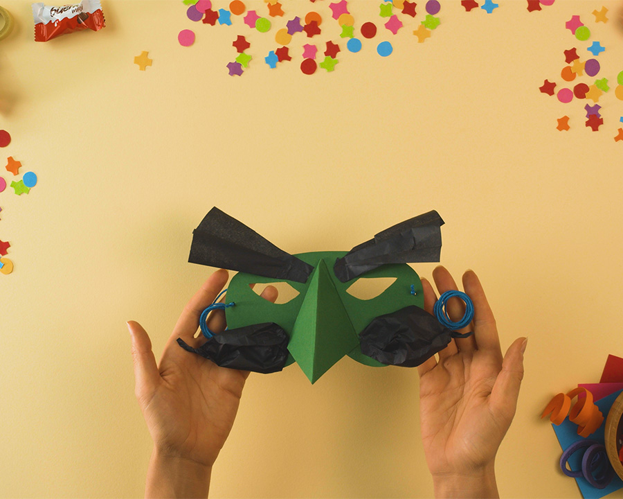 Costruisci la maschera di Brighella