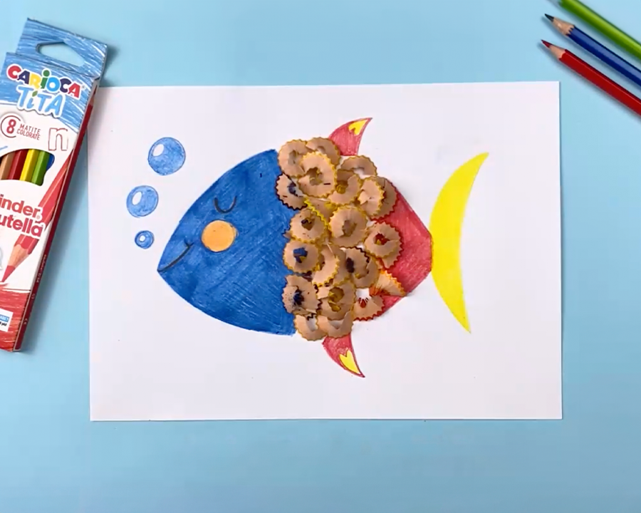 Il pesce super colorato