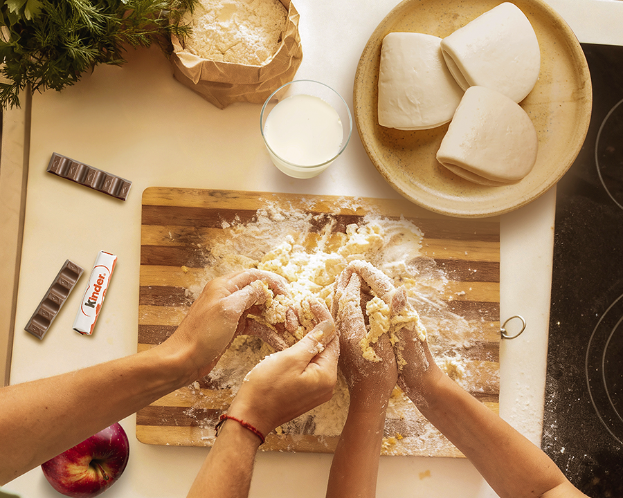 Soffici panini cinesi con Kinder Cioccolato