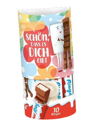 💛 kostenlose personalisierte Produkthülle von kinder Riegel anfordern + Gewinnspiel