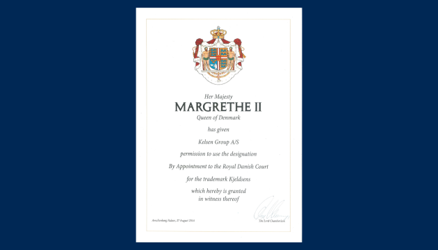By Appointment To The Royal Danish Court