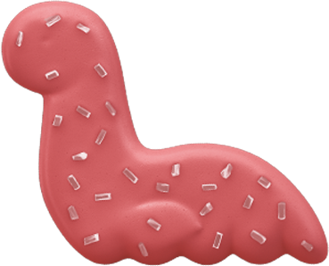 Sea Serpent Cookie - Red