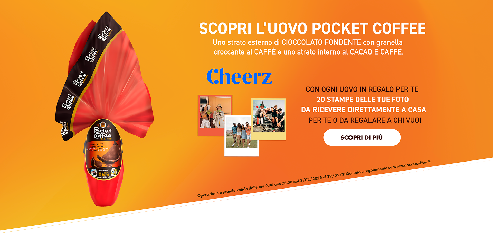 SCOPRI L'UOVO POCKET COFFEE