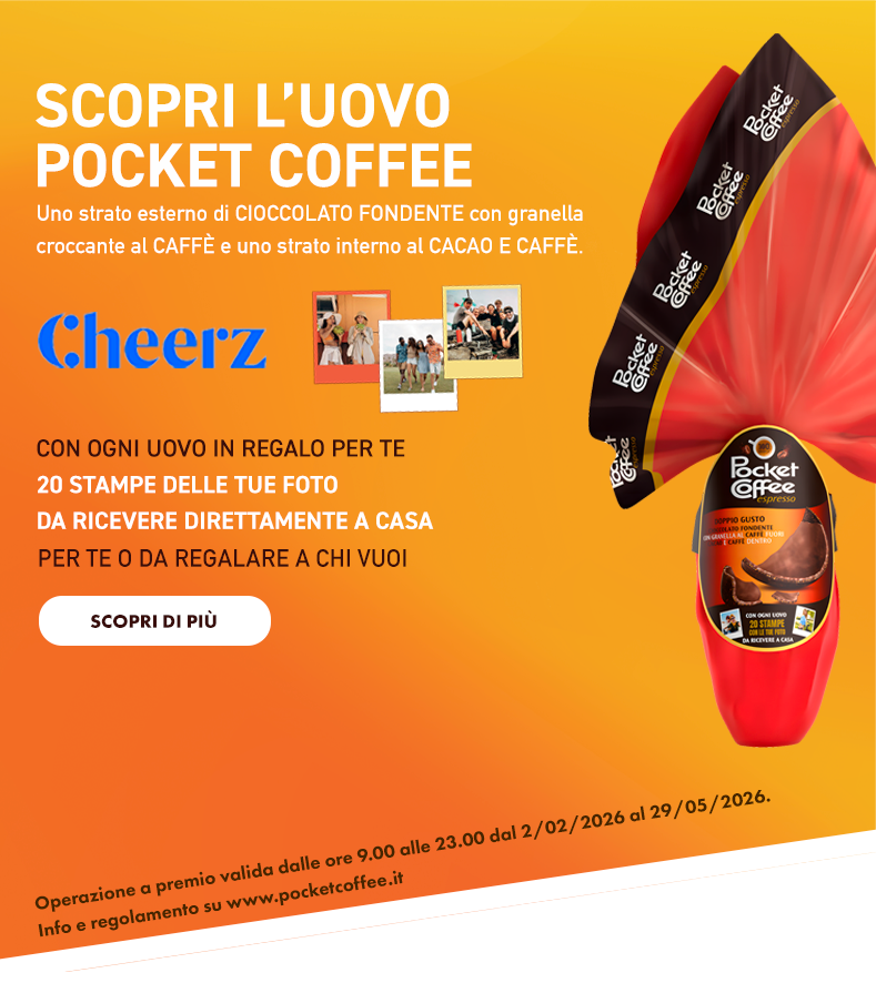 SCOPRI L'UOVO POCKET COFFEE