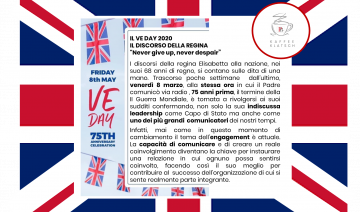 IL VE DAY 2020 - Il Discorso della Regina