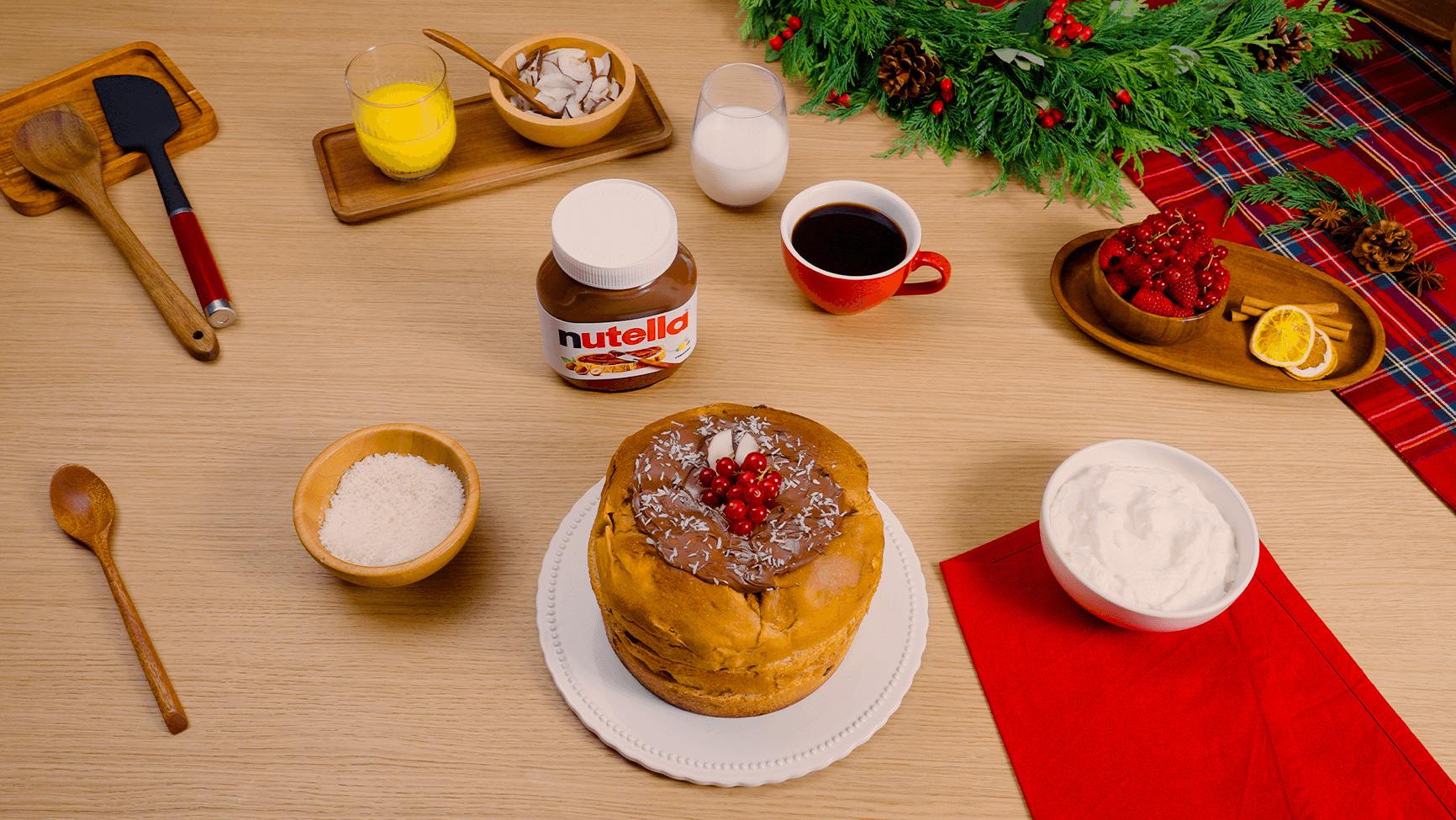 Panettone with Creamy Coconut | Christmas Recipes | Nutella®