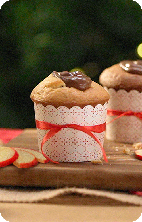 Tortine di mele con Nutella