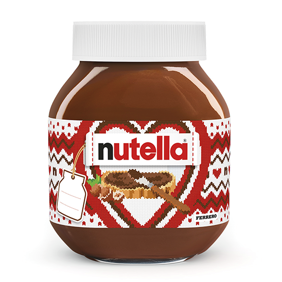 Nutella® 750g Heart pattern