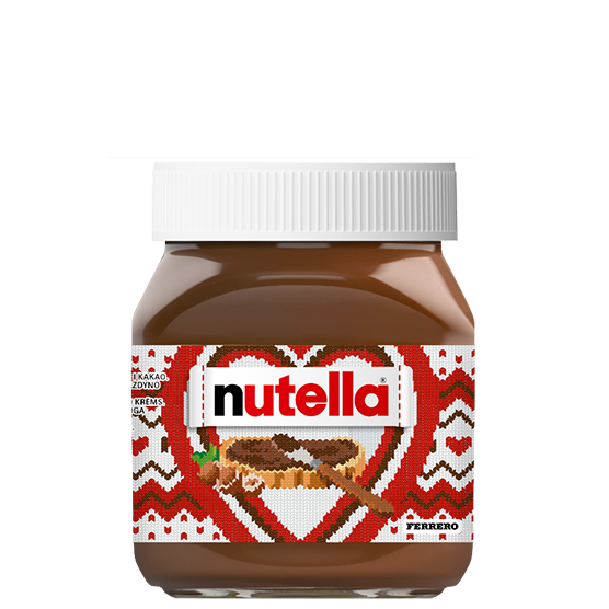 Nutella® 350g Heart pattern