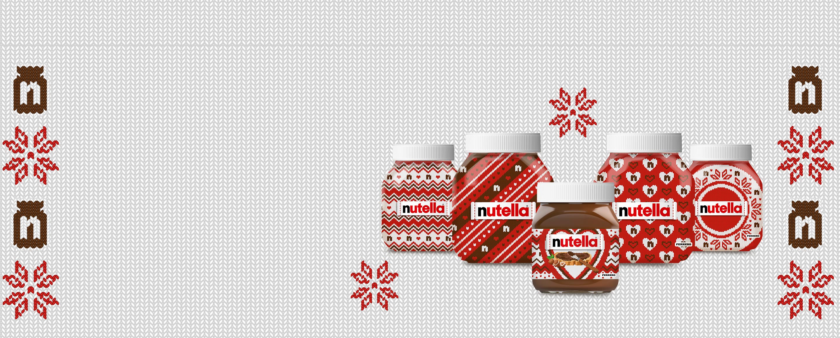 Nutella® jõulutooted on välja pandud ringikujuliselt.