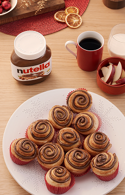 Rolinhos de Canela com Nutella