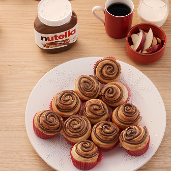Rolinhos de Canela com Nutella