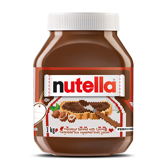 Nutella 1000gr Jar Pattern