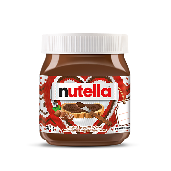 Nutella® 375g Heart pattern