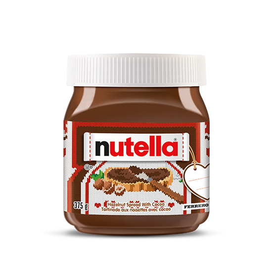Nutella 375g Jar Pattern