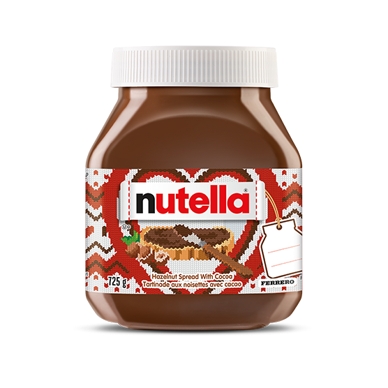 Nutella® 725g Heart Pattern 