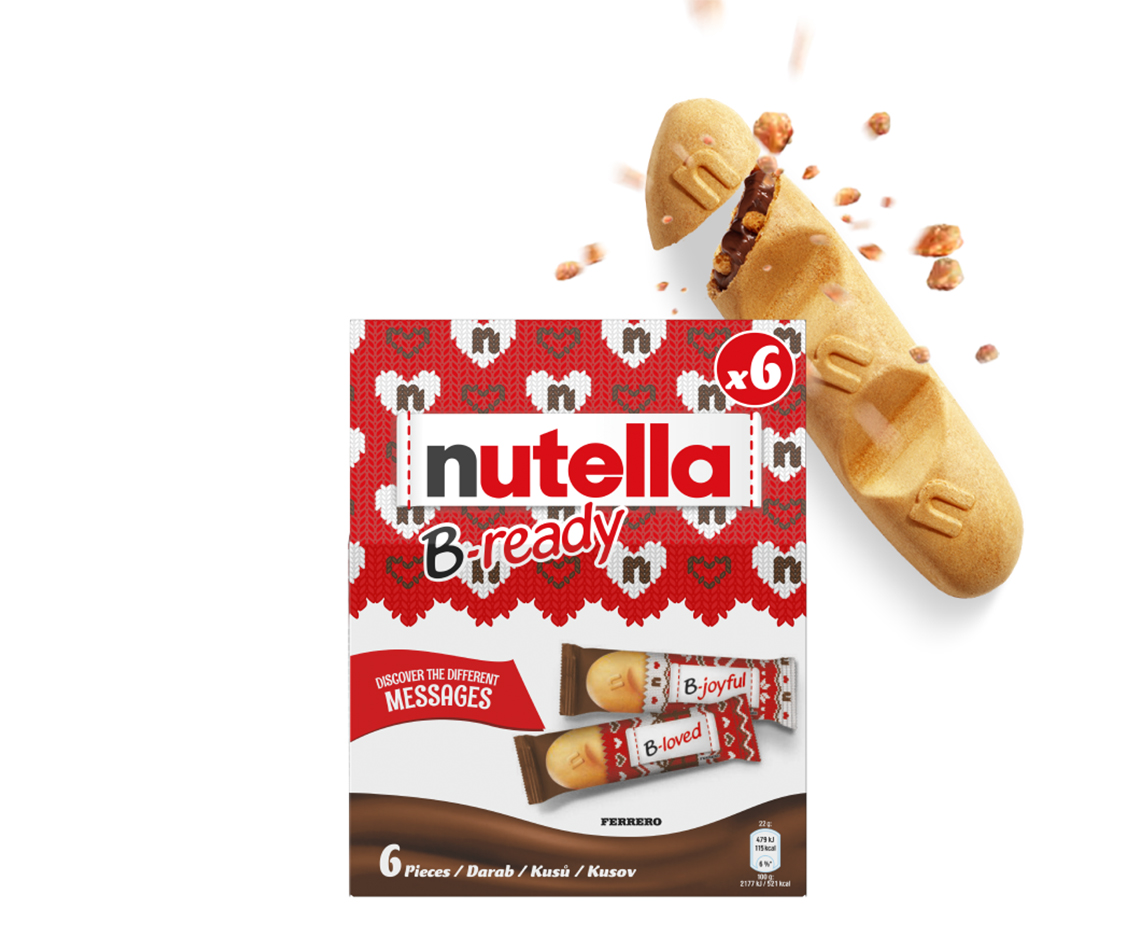 Nutella B-Ready vánoční edice