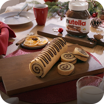 La bûche de Noël au Nutella