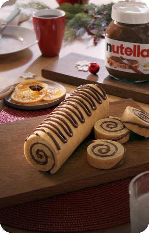 La bûche de Noël au Nutella