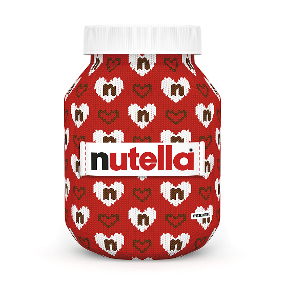 Nutella 1000gr Heart Pattern