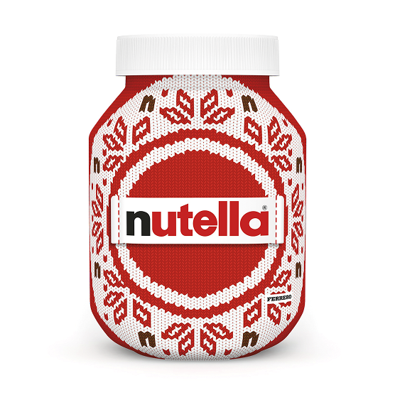 Nutella 1000gr Snowflakes pattern
